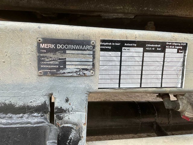 1990 doornwaard d8000sa aanhangwagen - afbeelding 21 van  29