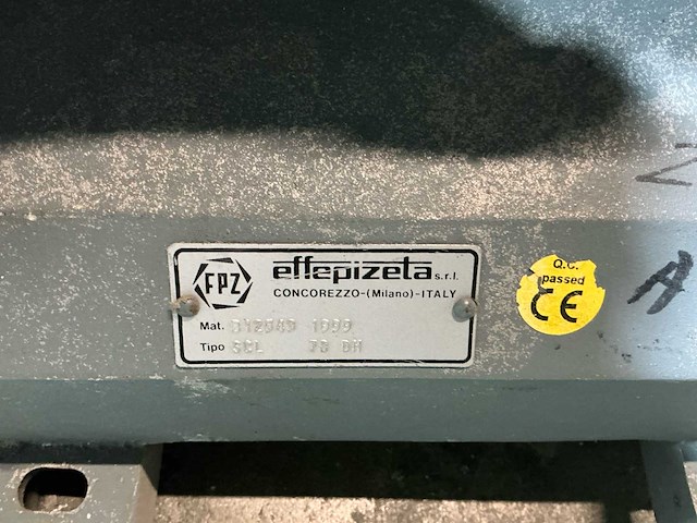 1990 effepizelta scl industriële centrifugaalventilator - afbeelding 6 van  9