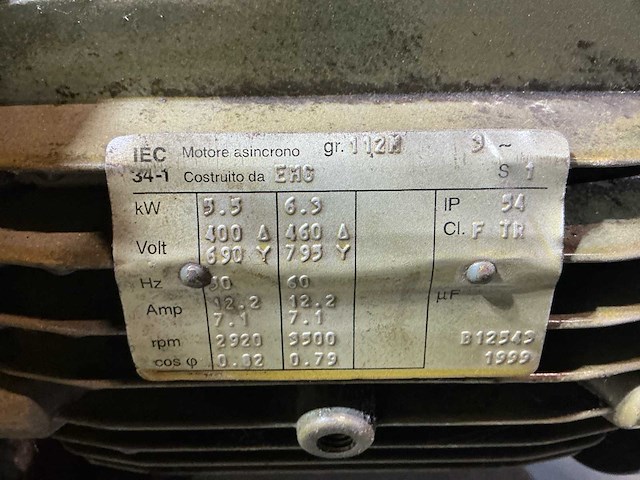 1990 effepizelta scl industriële centrifugaalventilator - afbeelding 7 van  9