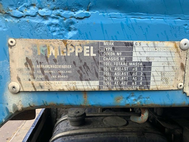 1990 gs otib-120-3000 oplegger - afbeelding 8 van  26