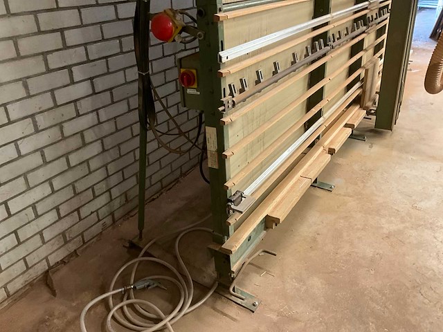 1990 holzer 1220 automatic supercut verticale platenzaag - afbeelding 2 van  12
