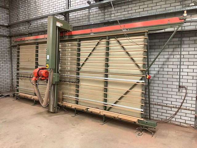 1990 holzer 1220 automatic supercut verticale platenzaag - afbeelding 1 van  12