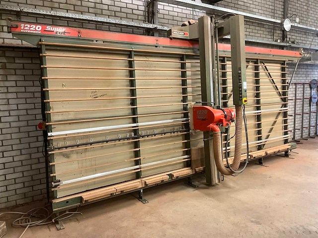 1990 holzer 1220 automatic supercut verticale platenzaag - afbeelding 5 van  12