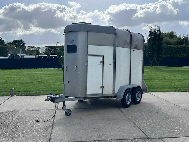 1990 ifor williams trailers - hb- 505 r - tweepaards paardentrailer - afbeelding 1 van  11