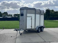 1990 ifor williams trailers - hb- 505 r - tweepaards paardentrailer - afbeelding 1 van  11
