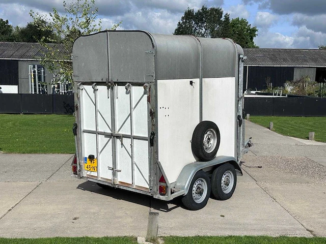 1990 ifor williams trailers - hb- 505 r - tweepaards paardentrailer - afbeelding 5 van  11