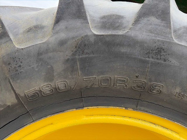 1990 john deere 4055 vierwielaangedreven landbouwtractor - afbeelding 11 van  22