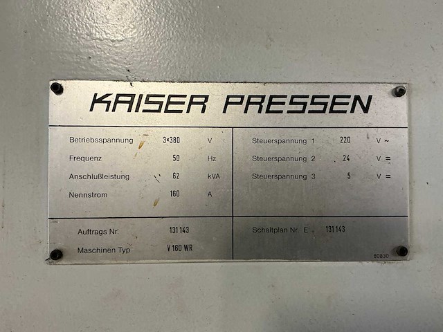 1990 kaiser 160 t pers - afbeelding 25 van  38