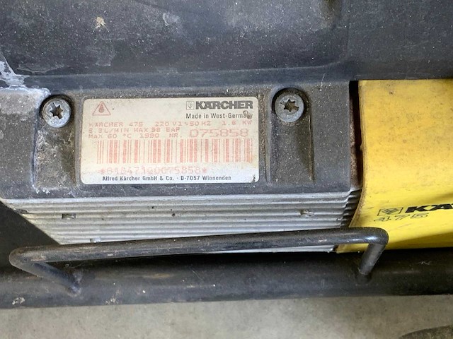 1990 kärcher 475 hogedrukreiniger - afbeelding 3 van  3