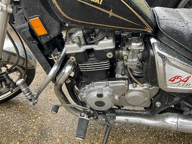 1990 kawasaki chopper ltd 450 motorfiets - afbeelding 2 van  7
