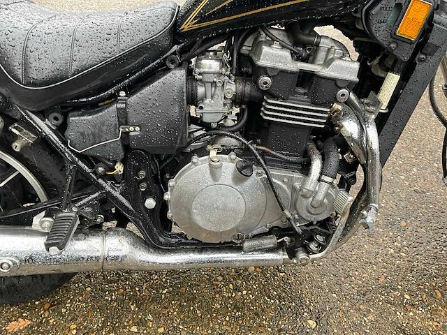 1990 kawasaki chopper ltd 450 motorfiets - afbeelding 3 van  7