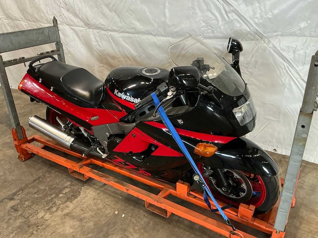 1990 kawasaki sport zz-r 1100 motorfiets - afbeelding 1 van  6