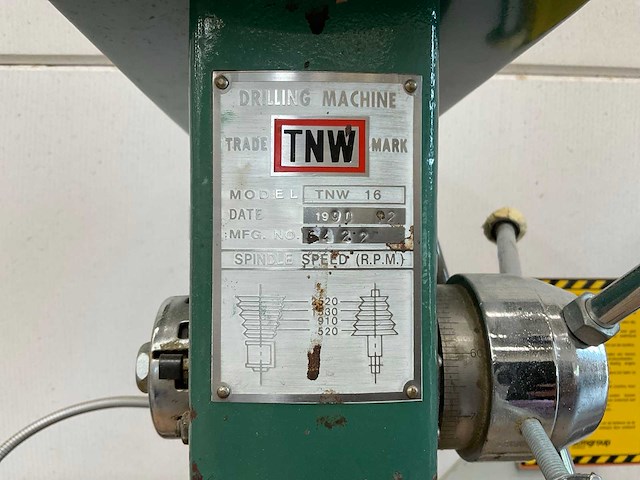 1990 king tnw 16 kolomboormachine - afbeelding 3 van  4