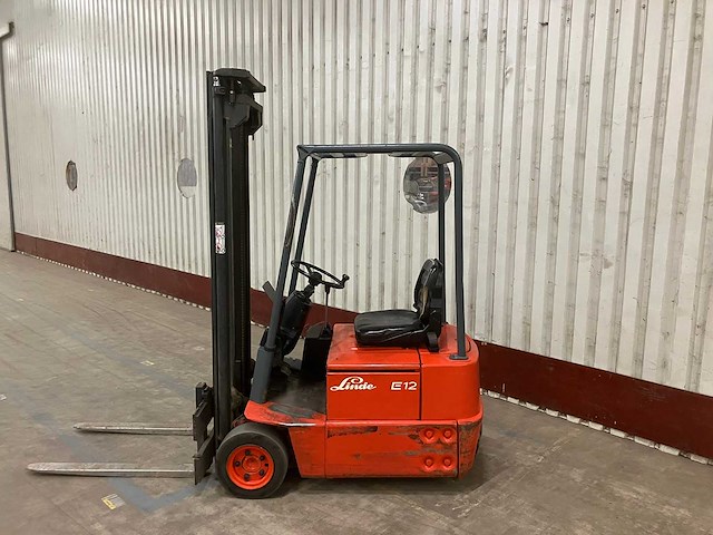 1990 linde e12 vorkheftruck - afbeelding 3 van  5