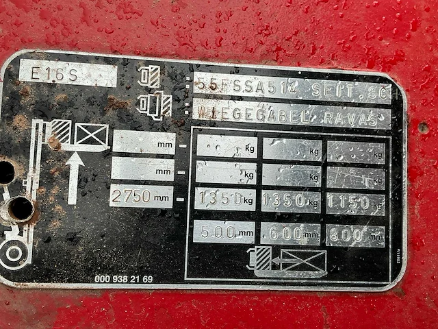 1990 linde e16s vorkheftruck elektrisch - afbeelding 3 van  12