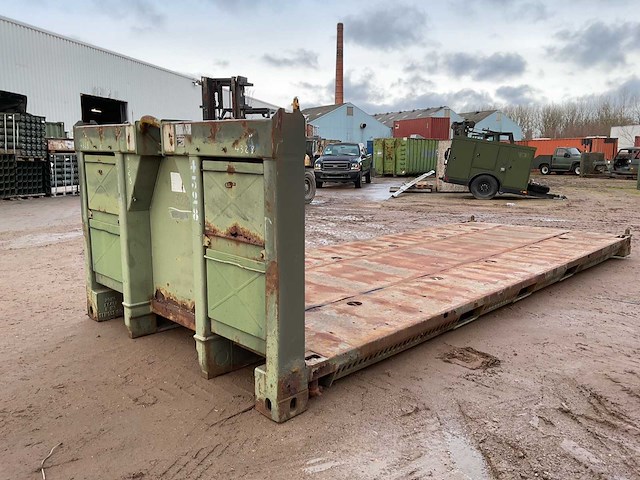 1990 lohr 20 pieds plm haakarm platform - afbeelding 5 van  5