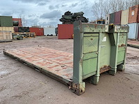 1990 lohr 20 pieds plm haakarm platform - afbeelding 4 van  5