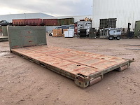 1990 lohr 20 pieds plm haakarm platform - afbeelding 2 van  5