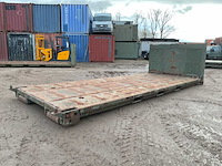 1990 lohr 20 pieds plm haakarm platform - afbeelding 1 van  5