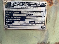 1990 lohr 20 pieds plm haakarm platform - afbeelding 3 van  5