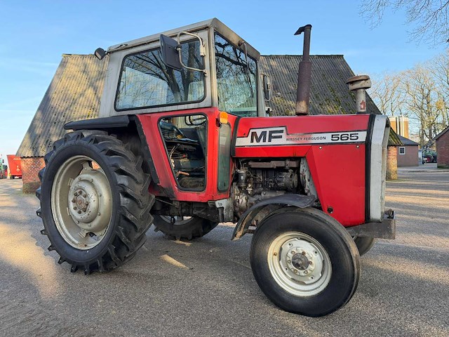 1990 massey ferguson 565 tweewielaangedreven landbouwtractor - afbeelding 3 van  8