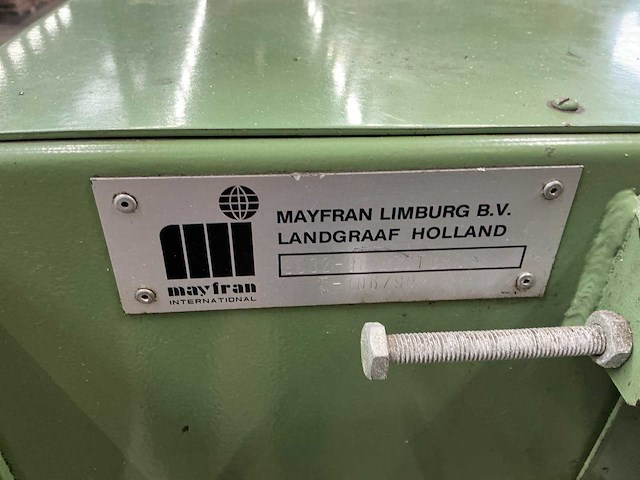 1990 mayfran 9032 90 ecoturn spanen afvoerband - afbeelding 10 van  14