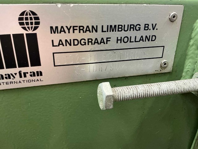 1990 mayfran 9032 90 ecoturn spanen afvoerband - afbeelding 11 van  14