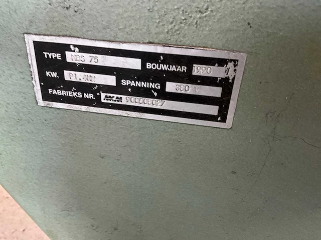 1990 mcm mbs75 bandschuurmachine - afbeelding 9 van  9