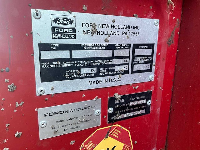 1990 new holland 2000 balenpers - afbeelding 17 van  33