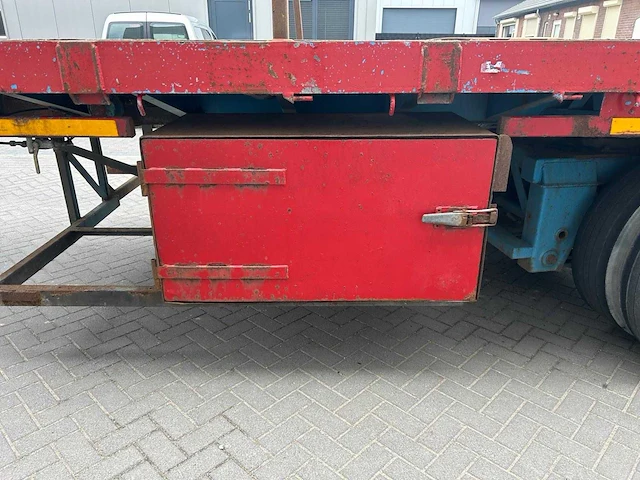1990 nooteboom ovb-48 vv 4-assige uitschuifbare oplegger – 48 ton – 3x hydraulisch gestuurd - afbeelding 4 van  14