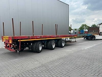 1990 nooteboom ovb-48 vv 4-assige uitschuifbare oplegger – 48 ton – 3x hydraulisch gestuurd