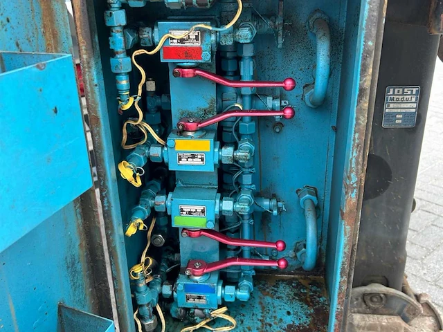 1990 nooteboom ovb-48 vv 4-assige uitschuifbare oplegger – 48 ton – 3x hydraulisch gestuurd - afbeelding 9 van  14
