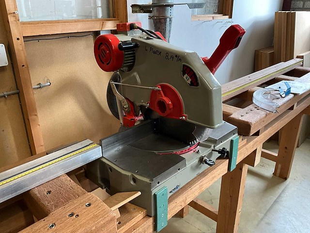1990 omga t50 350 afkortcirkelzaagmachine - afbeelding 6 van  9