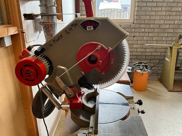 1990 omga t50 350 afkortcirkelzaagmachine - afbeelding 8 van  10