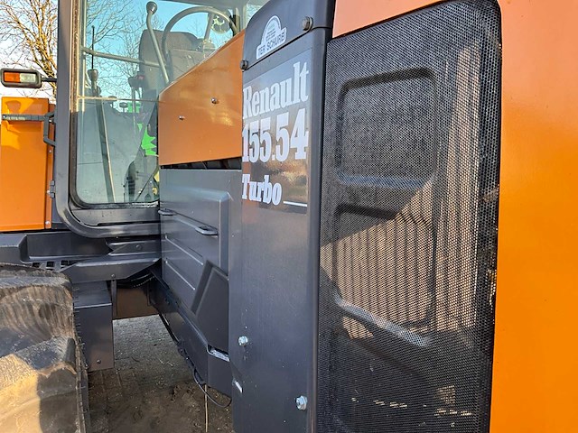 1990 renault 155.54 turbo vierwielaangedreven landbouwtractor - afbeelding 9 van  34