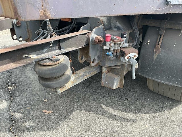 1990 samro re 326 3-assige container-/plateauaanhanger – 24 ton – luchtgeveerd - afbeelding 11 van  18