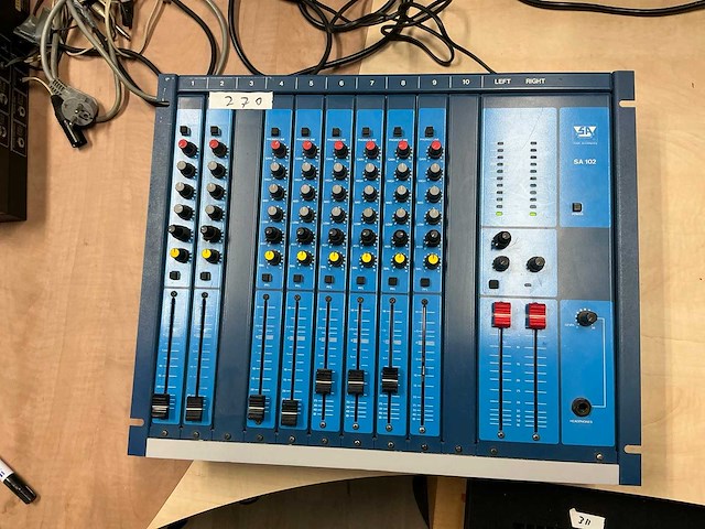 1990 stage accompany mp102 dj mixer - afbeelding 2 van  4