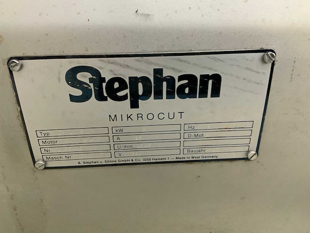 1990 stephan mch 20 s microcutter - afbeelding 2 van  7