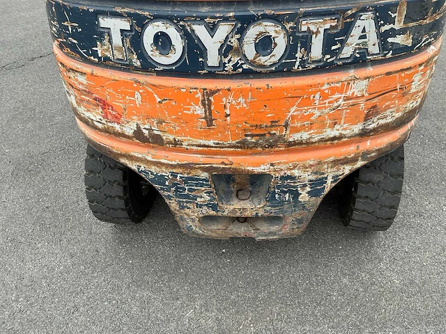 1990 toyota fbm20 vorkheftruck elektrisch - afbeelding 3 van  15