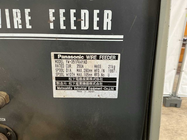 1990 valk welding yd-350 rf met wire feeder mig lasapparaat - afbeelding 3 van  13