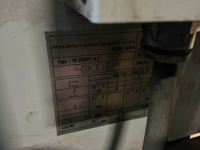 1990 valk welding yd-350 rf met wire feeder mig lasapparaat - afbeelding 4 van  13