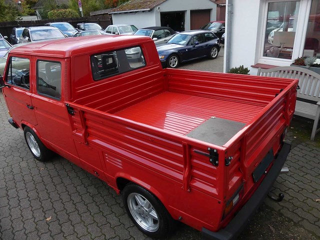 1990 volkswagen t3 doka pritsche | classic vw pickup truck - afbeelding 3 van  46