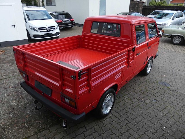 1990 volkswagen t3 doka pritsche | classic vw pickup truck - afbeelding 4 van  46