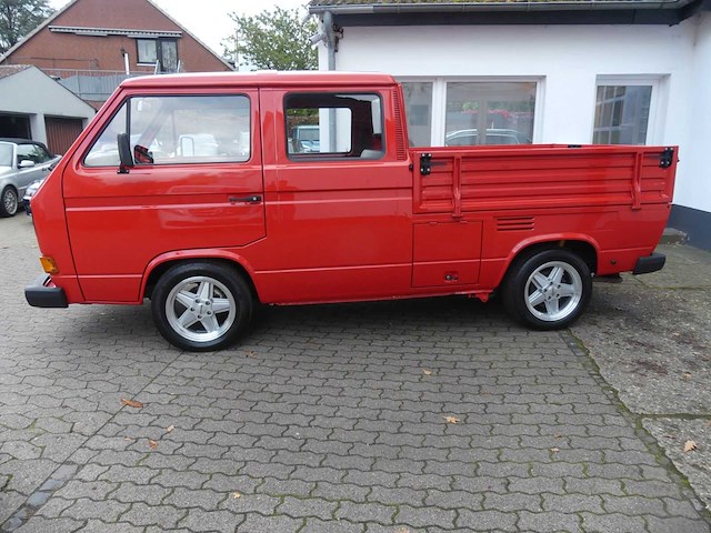 1990 volkswagen t3 doka pritsche | classic vw pickup truck - afbeelding 48 van  51