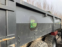 1990 zelfbouw kipper met 2x haakarmbak met kraan - afbeelding 17 van  18