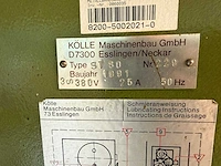 1991 - kolle - st80 - metal vertical band sawing machine - afbeelding 8 van  10