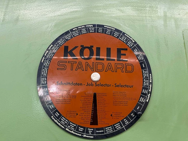 1991 - kolle - st80 - metal vertical band sawing machine - afbeelding 4 van  10