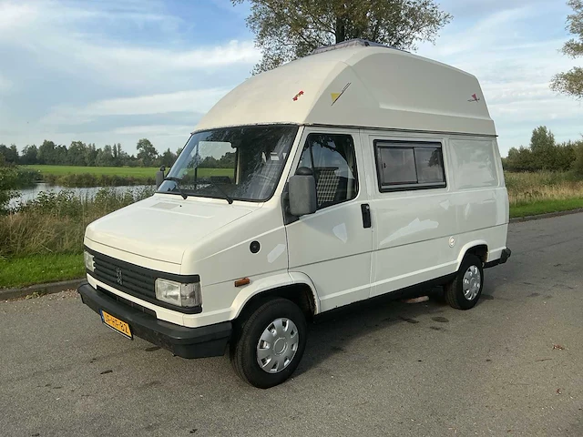 1991 - peugeot - j5 1400 d 290b52(h) kampeerauto - camper/kampeerwagen - afbeelding 1 van  25
