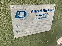 1991 alfred rickert wr132ex ankerroerder / langzaamdraaiende menger - afbeelding 2 van  10