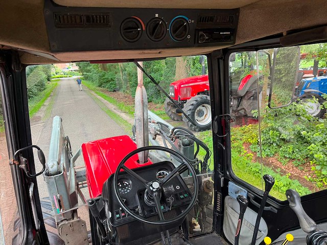 1991 case international 845 xl (frontlader) vierwielaangedreven landbouwtractor - afbeelding 5 van  6